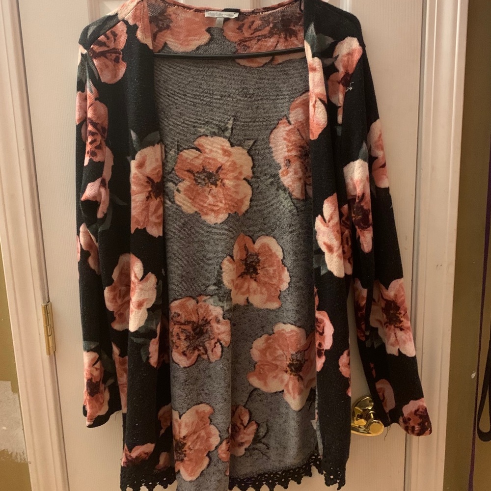 Charlotte Russe Rose Cardigan